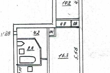 2-к квартира, 41 м², 2/5 эт.