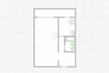 1-к квартира, 32 м², 4/5 эт.