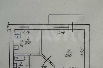 1-к квартира, 22 м², 3/5 эт.