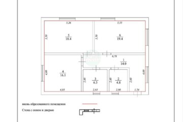 Дом, 90 м², 1 эт.